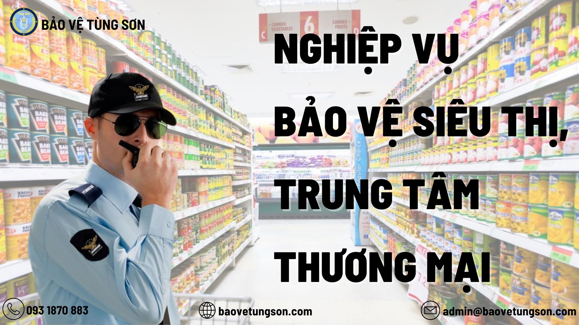 bảo vệ siêu thị, trung tâm thương mại