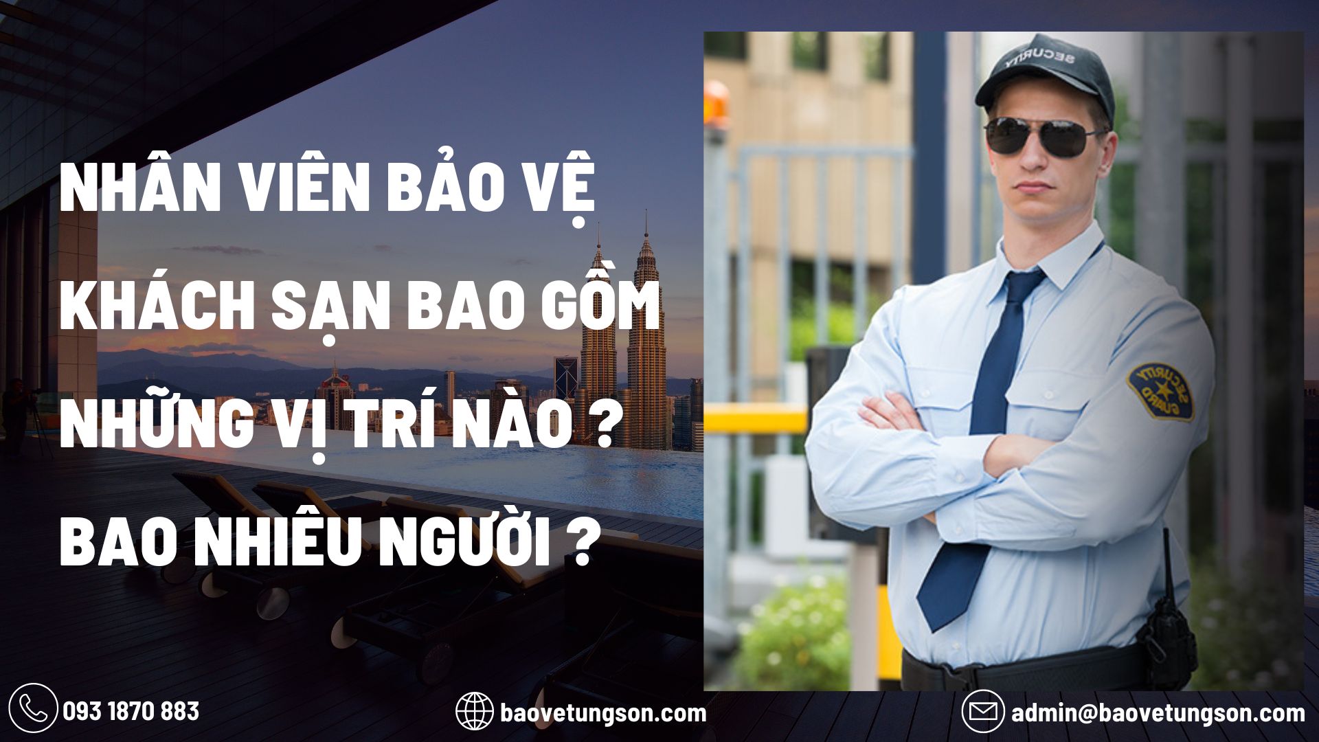 nhân viên bảo vệ khách sạn