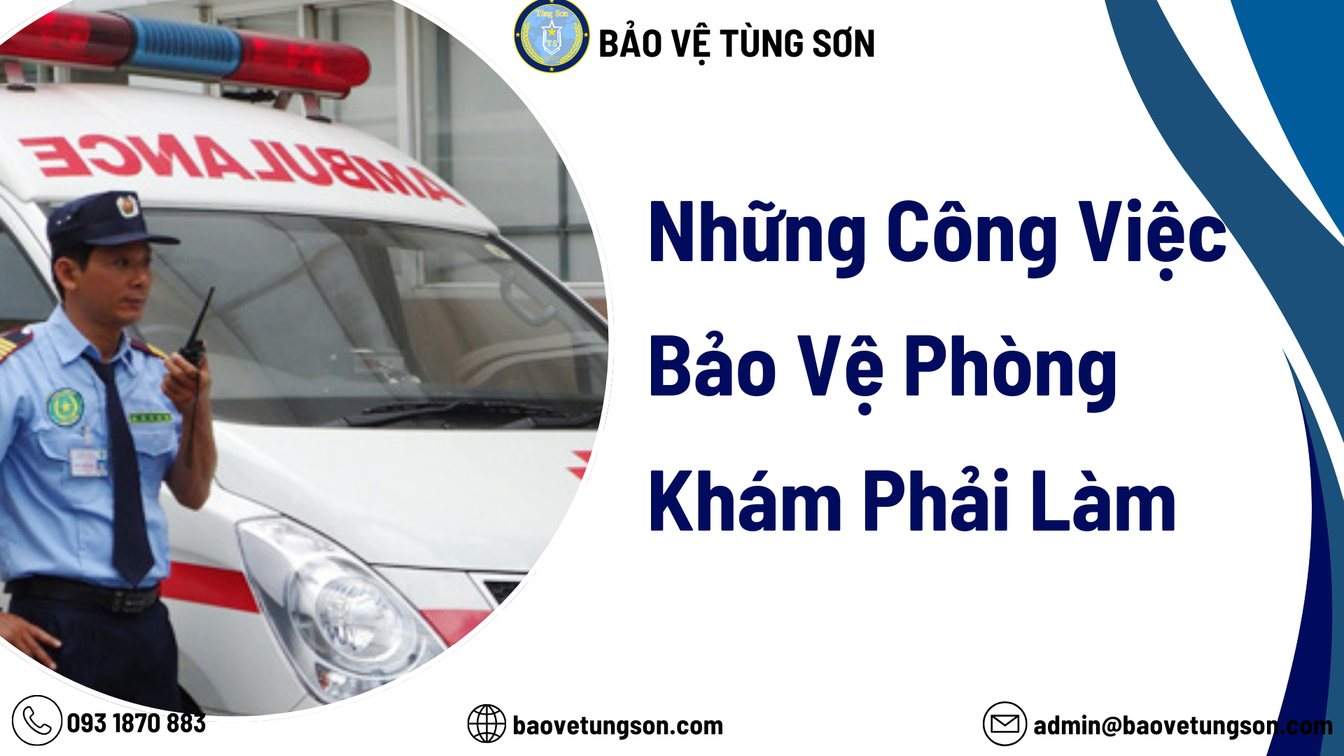 công việc bảo vệ phòng khám