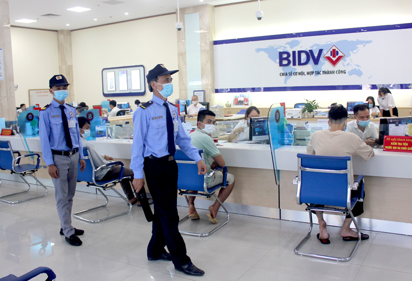 nghiệp vụ bảo vệ ngân hàng