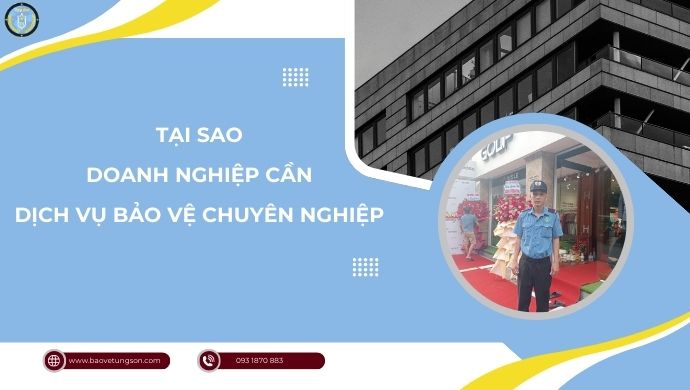Tại Sao Doanh Nghiệp Cần Dịch Vụ Bảo Vệ Chuyên Nghiệp