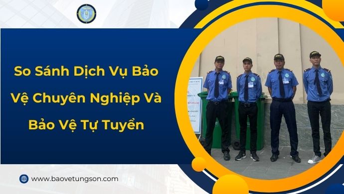 So Sánh Dịch Vụ Bảo Vệ Chuyên Nghiệp Và Bảo Vệ Tự Tuyển